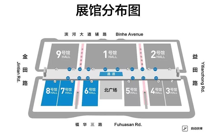 深圳會展中心平麵圖
